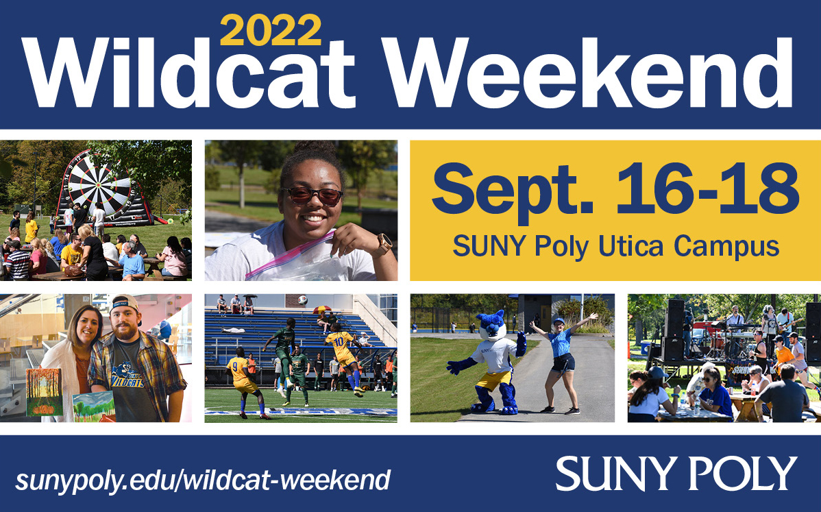 Wildcat Weekend Schedule September 1618 SUNY Polytechnic Institute